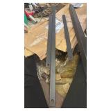 Driveway Drag Harrow, Driveway Drag with 2 Adjustable Bars for Field and Lawn Leveling, Driveway Grader for ATV, UTV, Garden Lawn Tractors - Retail: $76