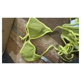Neon Green Crochet Bikini Set, S - Retail: $25