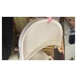 3-in-1 Wooden High Chair for Babies & Toddlers, Convertible Baby Highchair with Tray, Booster Seat & Kids Chair, Modern, Easy-to-Clean Design, Adjustable Legs, Safety Harness, Beige - Retail: 