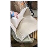 3-in-1 Wooden High Chair for Babies & Toddlers, Convertible Baby Highchair with Tray, Booster Seat & Kids Chair, Modern, Easy-to-Clean Design, Adjustable Legs, Safety Harness, Beige - Retail: 