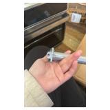 Adjustable Closet Rod, Steel 30 Inch to 48 Inch, 30 Pound Capacity, White, Design House, 205823 - Retail: $27