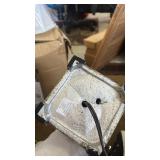 Decor Therapy Tl7920 25\" Carved Silver Tone Table Lamp - Retail: $35