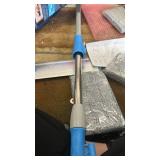 Microfiber Wet Mops 24 in Heavy Duty Flat Floor Mop Adjustable Handle with 4 Washable Mop ClothesHANDLE MALFUNCTION  - Retail: $32