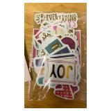 FaCraft Scrapbooking Supplies Ephemera Die Cuts Stickers (95 pcs Love) - Retail: $10