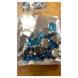 Turquoise Crystal Rhinestone Embellishments - Retail: $12