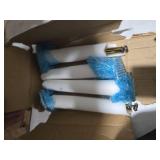 Agne 28.3 in. Wide Tufted Velvet Wingback Chair, Blue