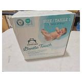 Amazon Brand - Mama Bear Gentle Touch Diapers, Size 1, 196 Count (4 packs of 49)