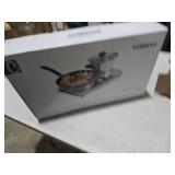 Hot Plate, CUSIMAX Electric Double Burner, Portable Ceramic Infrared Cooktop, Dual Control Cooking Stove, Heat-Up in Seconds, Compatible for All Cookwares, Silver