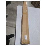 Tension Curtain Rod 83 to 122 Inches (7 to 10.2 ft), 1.26\" Diameter Spring Adjustable Heavy Duty Long Large Curtains Pole for Windows Door Bathroom Patio Outdoor No Drilling, Black