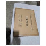 KEIGPERIcollapsible laundry baskets,laundry basket with wheels,foldable laundry basket,With wheels and handles, it is easy to move and can be folded to save space. (Milk white, small)