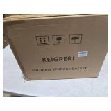 KEIGPERIcollapsible laundry baskets,laundry basket with wheels,foldable laundry basket,With wheels and handles, it is easy to move and can be folded to save space. (Milk white, small)