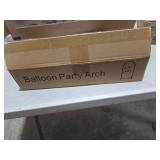 6.5 Ft Wedding Arch Backdrop Stand, Balloon Arch Gold Metal