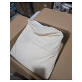 Aricove Cooling Weighted Blanket for Adults, 25lbs, Queen/King Size, 80x87 inches, Silky Soft Bamboo Viscose, Machine Washable, White Retail:$209