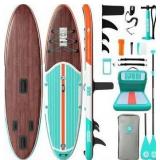 Niphean Inflatable Stand Up Paddle Board with SUP Accessories, Anti-Slip EVA Deck, 10x6 Inflatable Paddle Boards for Adults & Youth of All Skill Levels