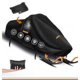 Cover Waterproof Outdoor,Heavy Duty Oxford Fabric Polaris Snow Mobile Cover,Universal Large Trailerable Cover