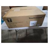 Electric BBQ Grill Techwood 15-Serving Indoor/Outdoor Electric Grill for Indoor & Outdoor Use, Double Layer Design, Portable Removable Stand Grill, 1600W (Stand Black BBQ Grills)