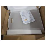 Acrylic Dog Playpen for House 3 Panel 60\" W x 24\" H Foldable Dog Gate Indoor with Handles, Free-Standing Pet Fence Clear Dog Pen for Small Dogs Puppy Cat Rabbit Accessories