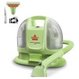 BISSELL Little Green Mini Portable Carpet and Upholstery Deep Cleaner, Car/Auto Detailer, with HydroRinse Self-Cleaning Tool and 4\" Tough Stain Tool, Tea Green, 4075