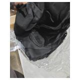 Seat Covers Compatible with 2009-2021 Dodge Ram 1500 & 2010-2018 Ram 2500/3500, Knitted Fabric Front & Rear 60/40 Split Seat Complete Set, Black