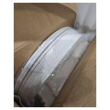 SpaceAid Rotating Shoe Rack Tower 7 Tier  Display Lazy Susan  White  23.2 D x 23.2 W x 63 H