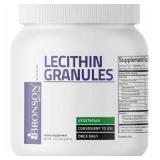 Bronson Lecithin Granules (Powder) 7500 MG, 1 Lbs (454 Grams, or 16 Ounces)