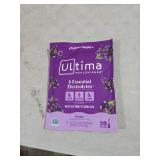 Ultima Replenisher Daily Electrolyte Powder Drink Mix Sugar Free Grape, 20 Stickpacks Hydration Packets with 6 Key Electrolytes and Trace Minerals Keto Friendly, Vegan, Non-GMO