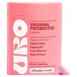 Positiv URO Vaginal Probiotics for Women pH Balance with Prebiotics & Lactobacillus Probiotic Blend - Vaginal Health Supplement - Promote Healthy Vaginal Odor & Vaginal Flora, 60 Count (Pack of 1