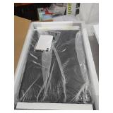 Bathroom Medicine Cabinet with Mirror 16 x 24 Inch, Black Medicine Cabinet Recessed or Surface Wall-Mounted, Mirrored Cabinets with 2 Adjustable Shelves for Bathroom Vanity