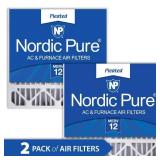 20x20x5 (4 3/8) Honeywell/Lennox Replacement MERV 12 Air Filters 2 Pack