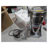 Electric Grain Mill Grinder 800g Stainless Steel Pulverizer 36000r/min High-speed Grain Mill 1800W Dry Material Grinding Machine 270° swingable Superfine powder for Home and Commercial