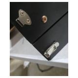 Wood Dog Ramp for Bed, 5-Level Adjustable Height (10\" to 21\") Pet Ramp with Non-Slip Surface for Couch, Bed and Car, Foldable Dog Stairs for Small, Medium to Large Dogs, Up to 200LBS Black