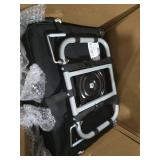 Padded Bleacher Seat The Ultimate Reclining Stadium Chair with Full Back & Neck Support and 360° Swivel Lightweight, Foldable, and Portable with Backpack Straps