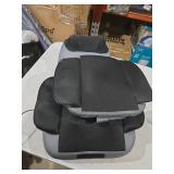 Ethereal Wellness Shiatsu Massage Chair with Heat, Full Back Shiatsu & Rolling, Comfortable Massage Chair Pad for Stress Relief, Gift for her/him, Office and Home.Black