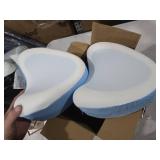 Contour Legacy Cool Leg & Knee Foam Support Pillow for Side Sleepers Soothing Relief for Back, HIPS, Knees, Joints, Nerves & Muscles (2 Pack, Cooling)