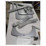 hauck Alpha+ Grow Along Solid Beechwood Boosted Highchair with Adjustable Seat, 5 Point Safety Harness, and Bumper Bar for Infants and Toddlers, Grey