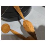 FirsTime & Co. Bronze Big Time Wall Clock, Large Vintage Decor for Living Room and Home Office, Round, Plastic, Farmhouse, 40 inches