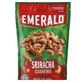 Emerald Siracha Cashews, 50z Bag, 2 Pack, BB 5/23/2025
