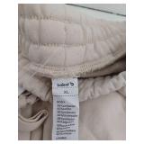 Baleaf Womens Fleece Lined Wide Leg Sweatpants,  Oatmeal, XL