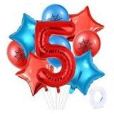 Cartoon Heroes Spider Birthday Decorations For 5 Yr Old, 2 Packs