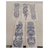 Aresvns Temporary Arm Sleeve Tattoos, 5 Pack