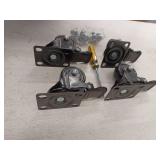 Set Of 4 Small Swivel Caster Wheels