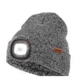 LED Beanie with Light - Rechargeable Winter Hat