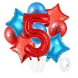 Cartoon Heroes Spider Birthday Decorations For 5 Yr Old, 2 Packs