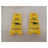 Pet Vomit Caution Floor Sign