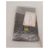Round Black Plastic Tablecloth 84X84" 5-Pack
