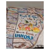 Dinosaur Theme Throw Blanket