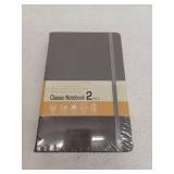 Lytek Faux Leather Lined Journal, 2 Pack, Gray