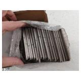 A36 Steel Plate Hot Rolled Steel Plate Base with 4 Holes 3/8 4 x 4 Inch, 20 Pcs