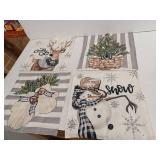 4 Pack Christmas Throw Pillow Covers