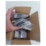 Liberty 3 W in. Heavy Duty Coat And Hat Hook, Flat Black, 10 Pack